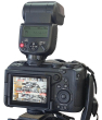 Canon EOS R6V a výkonný externí blesk v aktivní patici Canon EOS R6V a výkonný externí blesk v aktivní patici
