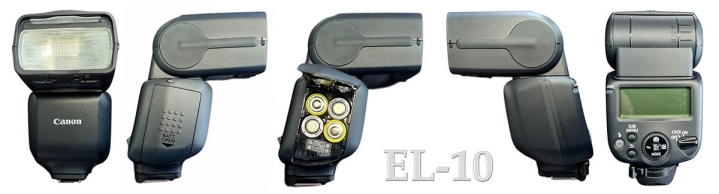 Výkonný, k PowerShot-V1 vhodný Blesk Canon SL-EL10 Výkonný, k PowerShot-V1 vhodný Blesk Canon SL-EL10