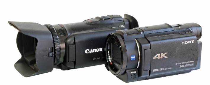 Videokamery Canon LEGRIA HF G25 Sony FDR-AX33