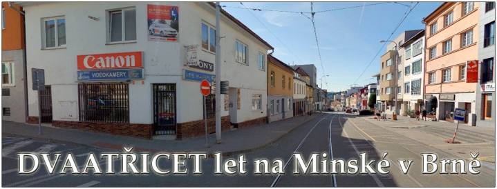 Současná podoba naší Prodejny a ulice Minské v Brně Současná podoba naší Prodejny a ulice Minské v Brně