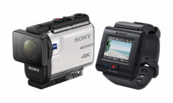 Kamerka Sony FDR-X3000 s displejem v LCD-náramku 