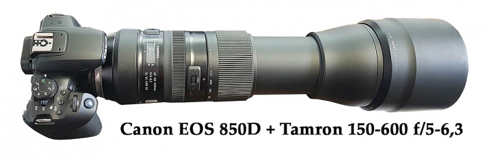 VELMI ZAJÍMAVÝ objektiv TAMRON 150-600 pro Canon